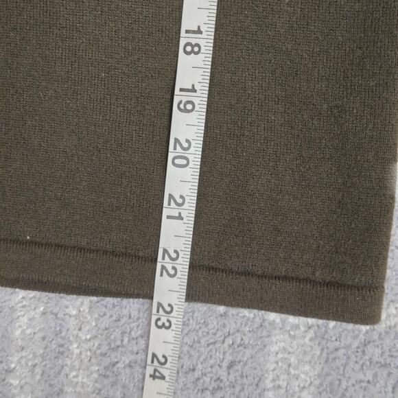 Lauren by Ralph Lauren Merino Silk Dark Green Turtleneck Sweater Womens Petite - Picture 6 of 6